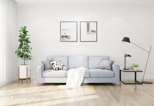 現代簡潔風家居陳列室內設計效果圖