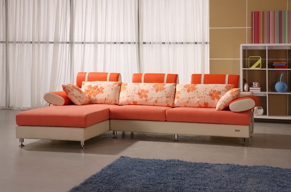 全友家居現代布藝轉角沙發產品價格_圖片_報價_新浪家居網